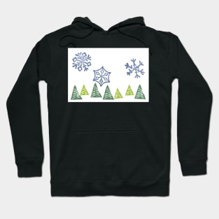 Snowy Trees Hoodie